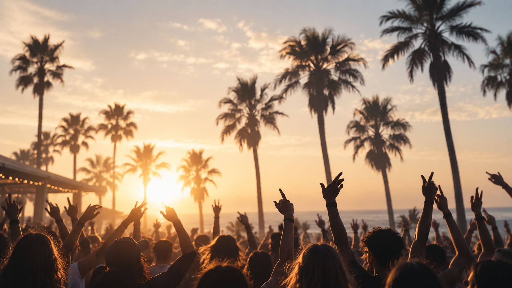 Palm trees / arrival energy